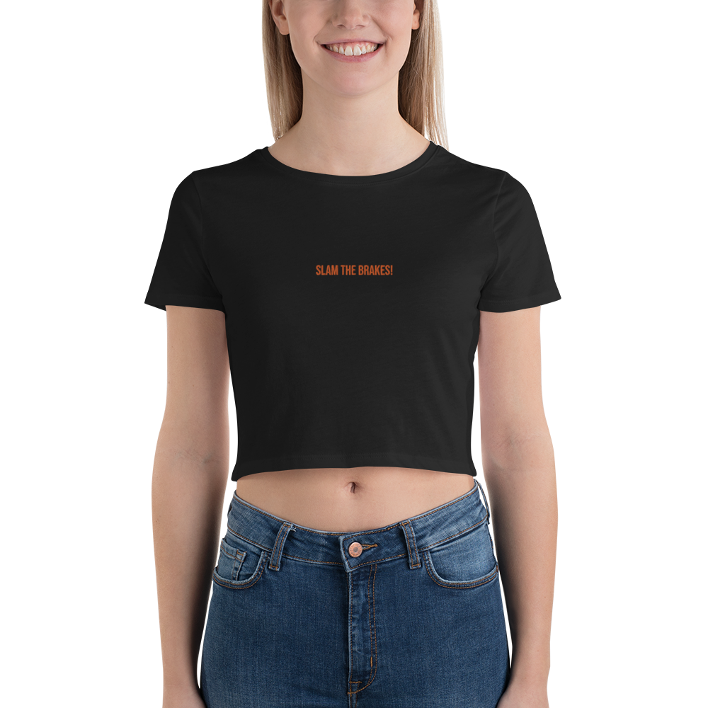 Slam The Brakes Crop Top