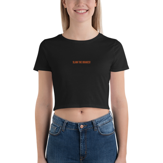 Slam The Brakes Crop Top