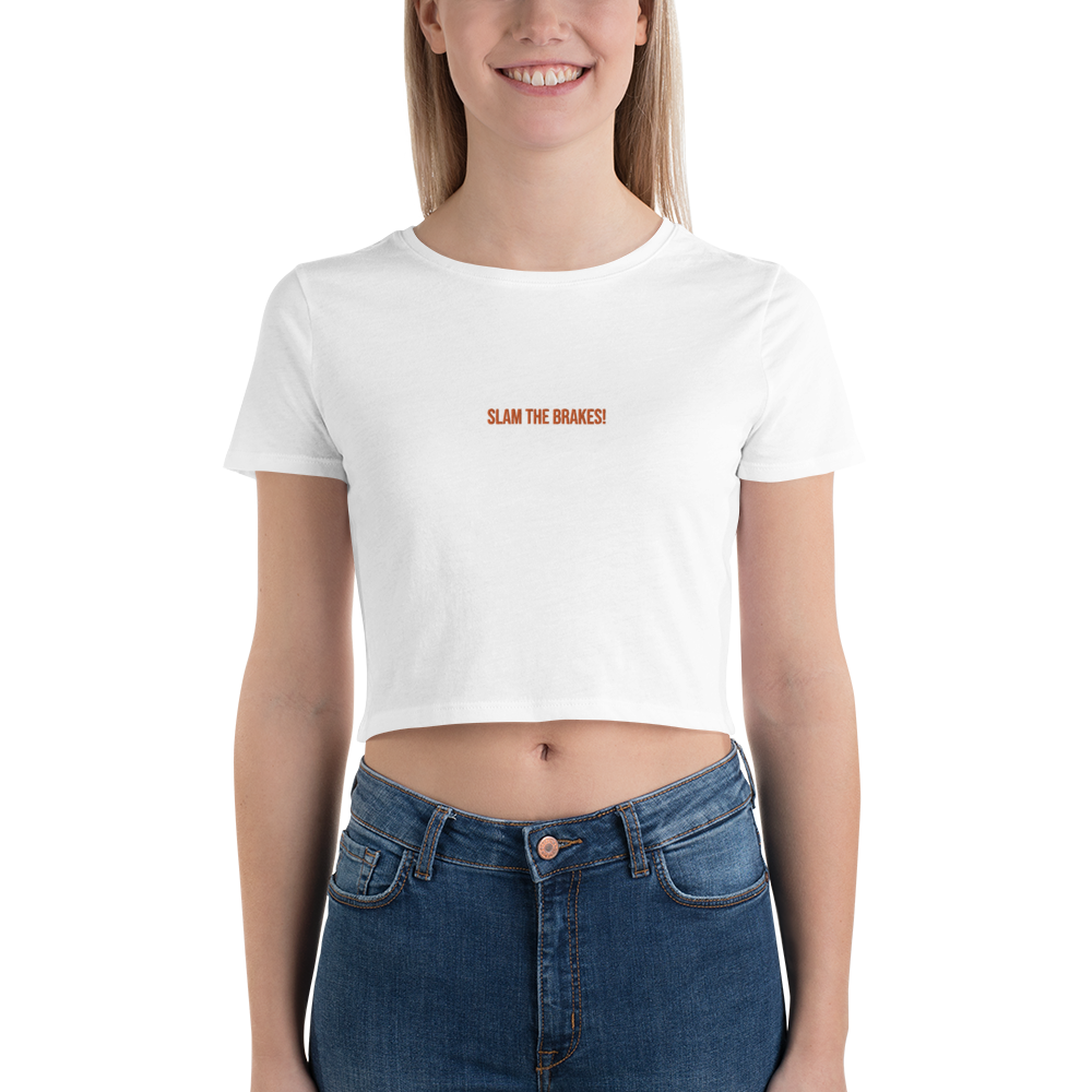 Slam The Brakes Crop Top