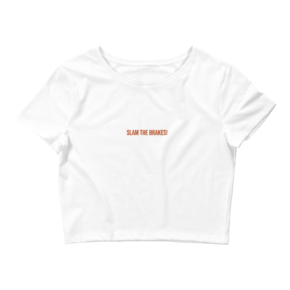 Slam The Brakes Crop Top