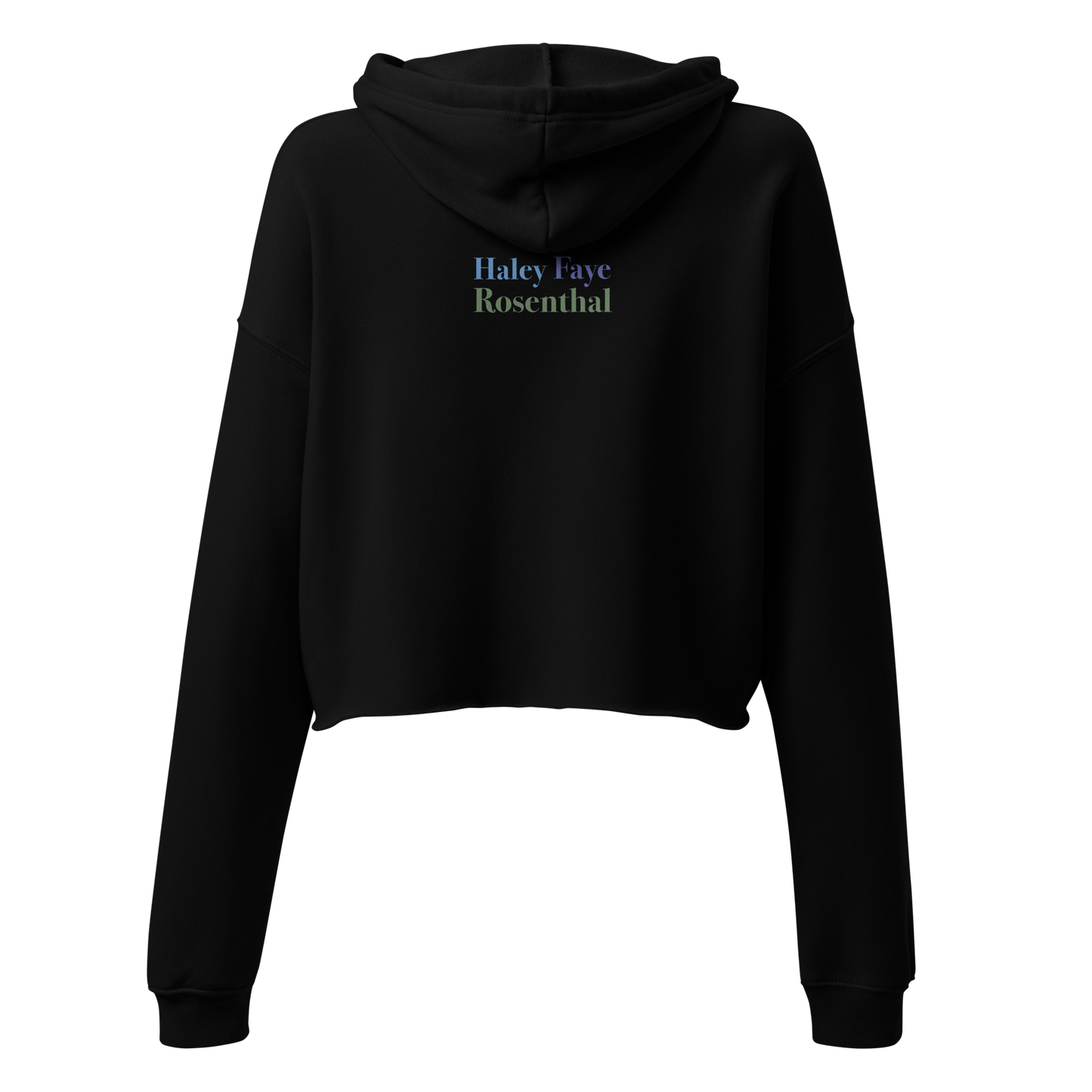 The Scars Inside Me Don't Cut Through The Surface Crop Hoodie