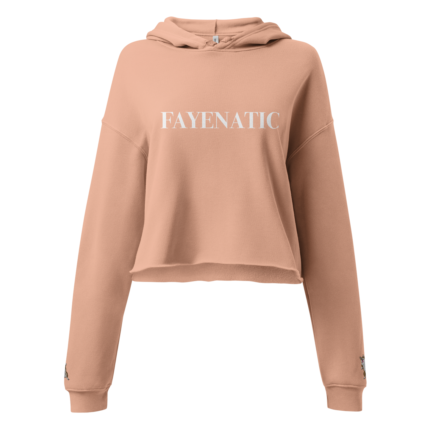 Fayenatic + Corgi Sleeve Crop Hoodie